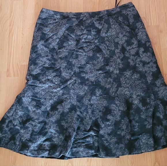Wool skirt,.gray, 2 tones. Size 16 - Picture 1 of 4